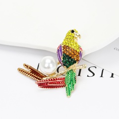 diamond color corsage smart bird brooch female brooch pin