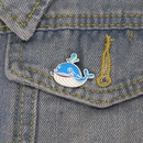 creative new products cartoon dripping oil cute brooch shark broochpicture9