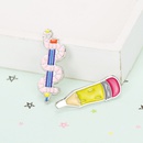 creative new cute snake pencil dripping oil brooch badgepicture8