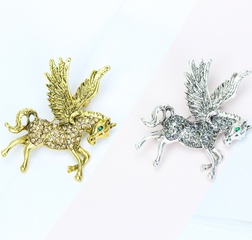 cristal diamant animal Pegasus broche ailes Pegasus broche corsage