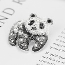 mignon panda dessin anim broches diamant broches filles cadeaux corsagespicture8