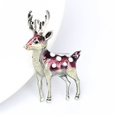Broche de ciervo lindo de circn de cristal accesorios de pin de vestido de ramillete femeninopicture7