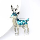 Broche de ciervo lindo de circn de cristal accesorios de pin de vestido de ramillete femeninopicture8