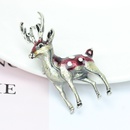 Broche de ciervo lindo de circn de cristal accesorios de pin de vestido de ramillete femeninopicture9