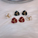 French retro twisted metal oil drop earrings female Korean fashion earringspicture6