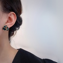 French retro twisted metal oil drop earrings female Korean fashion earringspicture7