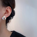 French retro twisted metal oil drop earrings female Korean fashion earringspicture8