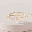 fashion jewelry geometric hollow crystal stone alloy braceletpicture4