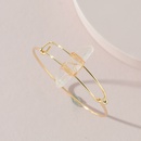 fashion jewelry geometric hollow crystal stone alloy braceletpicture5