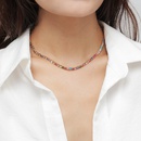 fashion vintage jewelry color rhinestone chain alloy necklacepicture4