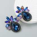 fashion shiny alloy rhinestoneencrusted glass pineappleshaped earringspicture9