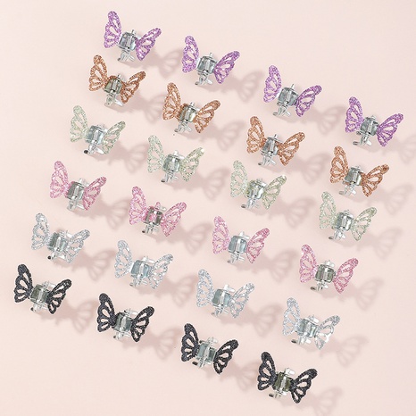 Cute Glitter Butterfly Shape Children's Hair Clips's discount tags