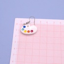 Boucles d39oreilles palette de simulation de rsine corenne mini planche de peinture pendentif crochet d39oreillepicture9