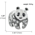 mignon panda dessin anim broches diamant broches filles cadeaux corsagespicture11