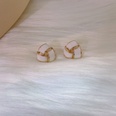 French retro twisted metal oil drop earrings female Korean fashion earringspicture11