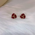 French retro twisted metal oil drop earrings female Korean fashion earringspicture13