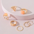 European and American fashion jewelry stacking alloy resin ring setpicture6