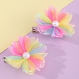 Koreanische Mode Haarschmuck bunte Perlenblumen Mdchen Mesh Haarspangenpicture11