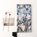 creative color tropical plant flowers cotton and linen herringbone pattern beach towel  NHGD603673picture7
