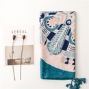 Ethnic Blue Satin Cotton Linen Hand Braided Beach Towel Shawl Silk Scarfpicture7