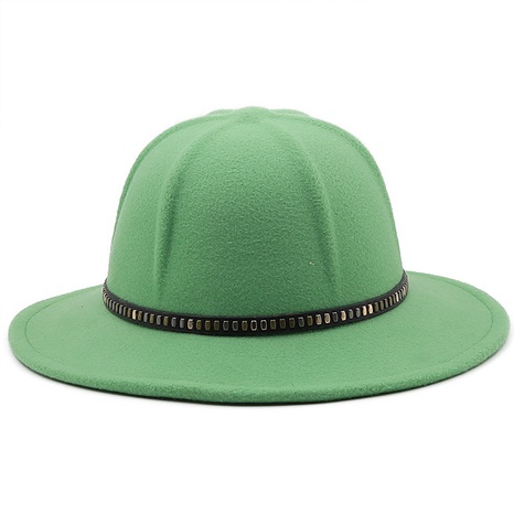 bassin de laine chapeau topper hommes pêcheur chapeau mode grand bord feutre chapeau's discount tags
