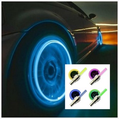 Fahrrad Hot Wheels/Mountainbike Farbe Gasdüse Lampe/Fluoreszierende Stick Ventileinsatz Lampe/Fahrradausrüstung