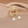 Korean style starry sky diamond pearl earrings new trendy earrings femalepicture8