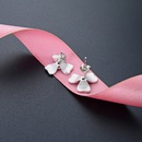 fashion flower s925 silver zircon simple drip oil popular earringspicture6