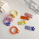 fashion sweet flower hair ring hair clip cute rubber band hair accessories  NHMS612143picture6