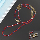 glass beads buckle glasses chain multilayer small bracelet clothing necklacepicture3
