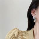 fashion leaf earrings full diamond drop oil earrings alloy earringpicture7