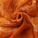 Simple fashion scarf ladies orange cashew flower tassel scarf shawlpicture4