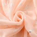 Simple fashion scarf ladies solid color pink hot silver small flower tassel scarf shawlpicture9