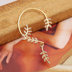 fashion leaves earring ear hanging simple alloy ear hanging
