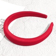 Red Hair Hoop Wide Side Pressed Folded Twist Headdress Hair Accessoriespicture11