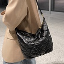 simple bag large capacity new fashion soft leather Lingge single shoulder messenger bagpicture26