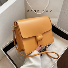 2022 new fashion casual shoulder messenger bag solid color small square bag