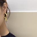 Dame Buchstabe B Design Ohrringe Mode Luxus Nische Ohrringe trendypicture8
