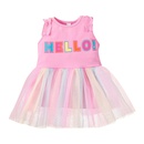 summer baby girl vest skirt letters wholesale dress cute little girl pink mesh skirtpicture10