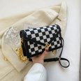 fashion messenger small bag womens winter new style checkerboard small square bagpicture11