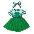 Sommerkleid der Babykinder beilufiges gestreiftes kurzrmliges Kleid Grohandelpicture10