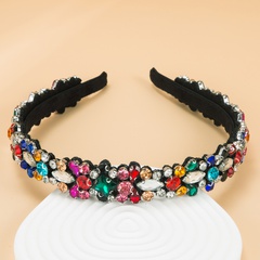 colorful Baroque Gemstone Rhinestone Decorative Headband