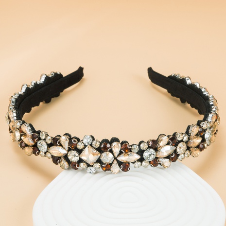 Spring New Baroque Shiny narrow-width Rhinestone Headband's discount tags