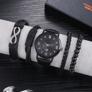 Korean version of the trendy fashion personality Roman scale business casual quartz watchpicture10