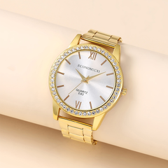 Fashion Korean style trendy all-match alphabet casual quartz watch