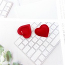 fashionable solid color heartshaped metal earrings wholesalepicture7