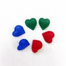 fashionable solid color heartshaped metal earrings wholesalepicture8