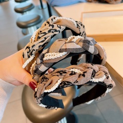 fashion twist braid hairpin millet bead headband wholesale