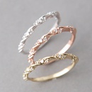 European and American fashion simple diamond twist ring female wholesalepicture6