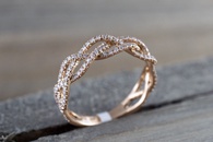 new rose gold ladies hand accessories fashion full diamond alloy ring wholesalepicture6